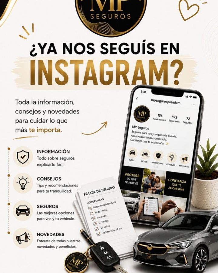 Flyer: ¿Ya nos seguís en Instagram?
